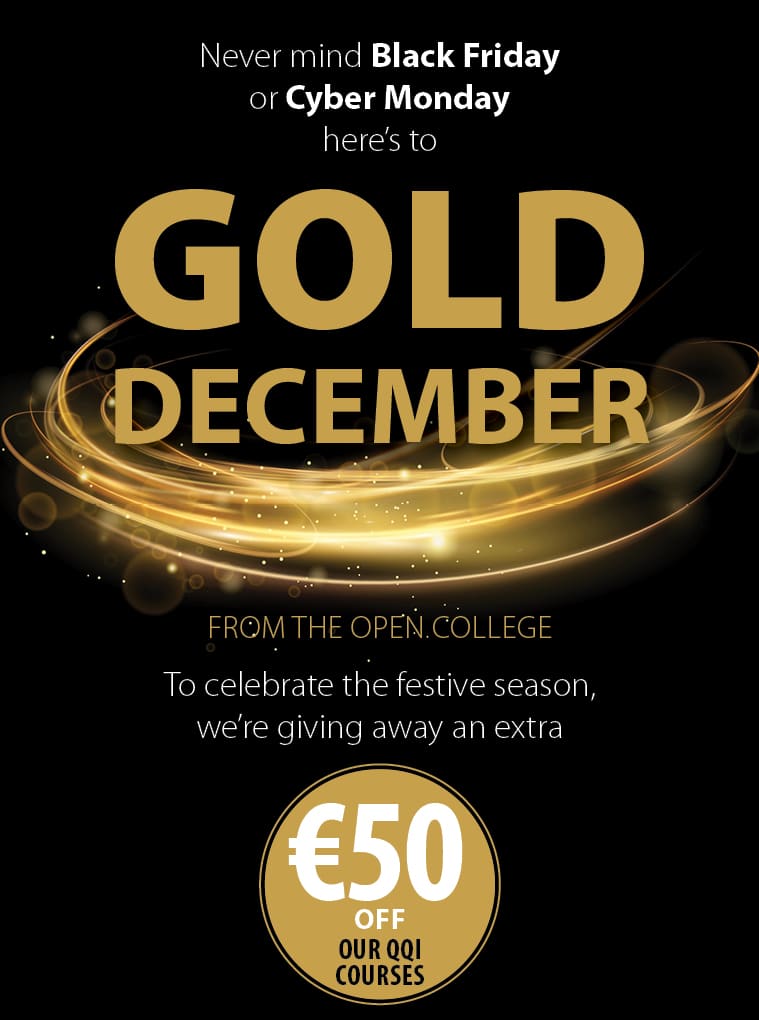 The Open College Christmas celebration offer