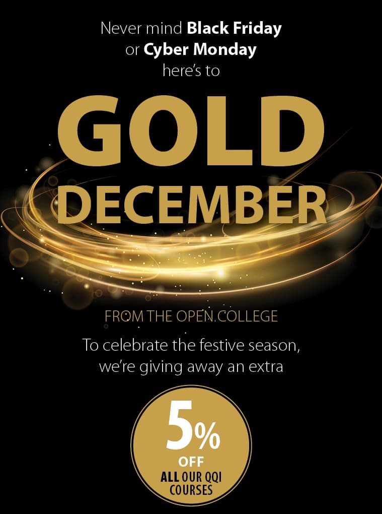 The Open College Christmas celebration offer