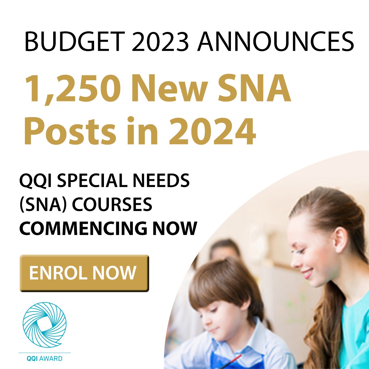 QQI Special Needs Assistant - Level 5 & 6